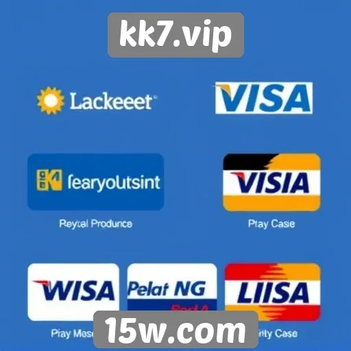 Variedade de métodos de pagamento em kk7.vip